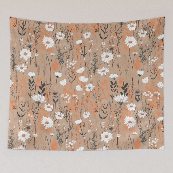 Item preview, Botanical pattern seamless flower vintage designed and sold by PolarInk.