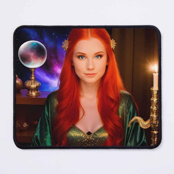 Item preview, Redhead Sorceress Holding Candle 2 designed and sold by SolarisMoon.