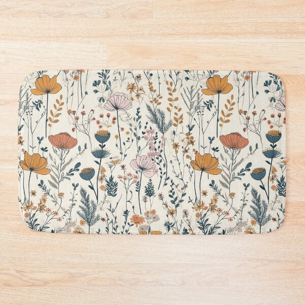 Item preview, Botanical pattern seamless flower vintage designed and sold by PolarInk.