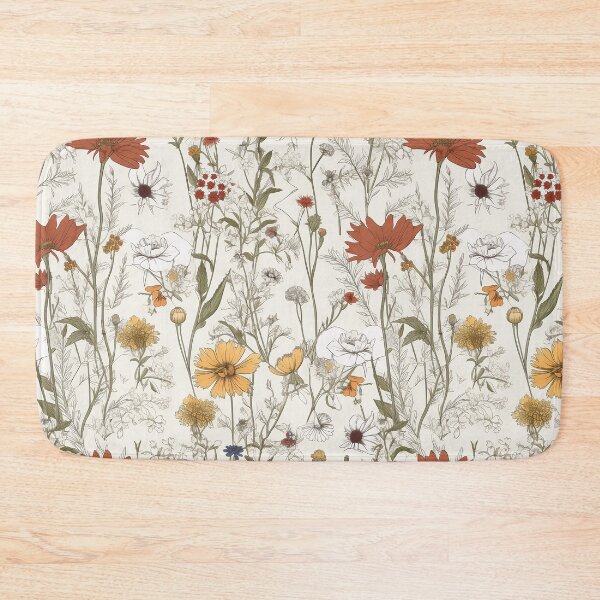 Item preview, Botanical pattern seamless flower vintage designed and sold by PolarInk.