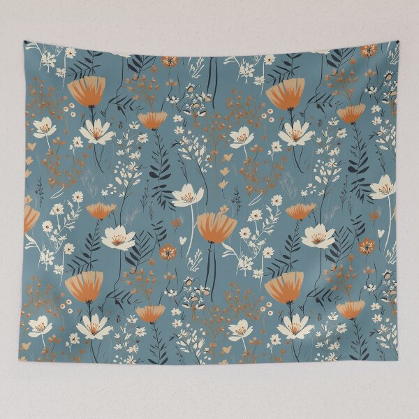 Item preview, Botanical pattern seamless flower vintage designed and sold by PolarInk.