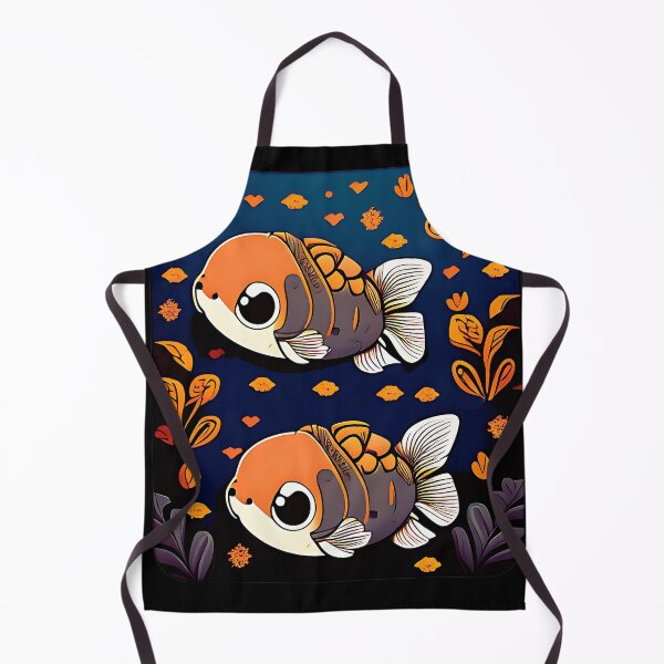 Item preview, Goldfish Swimming in a Pond designed and sold by Cuteosaur.