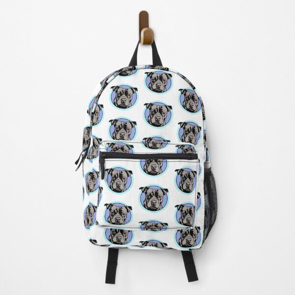 Item preview, Cute Blue Staffordshire Bull Terrier Puppy designed and sold by Bloomin' Arty Families.