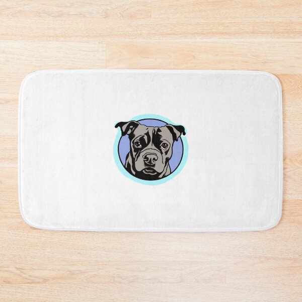 Item preview, Cute Blue Staffordshire Bull Terrier Puppy  designed and sold by Bloomin'  Arty Families.