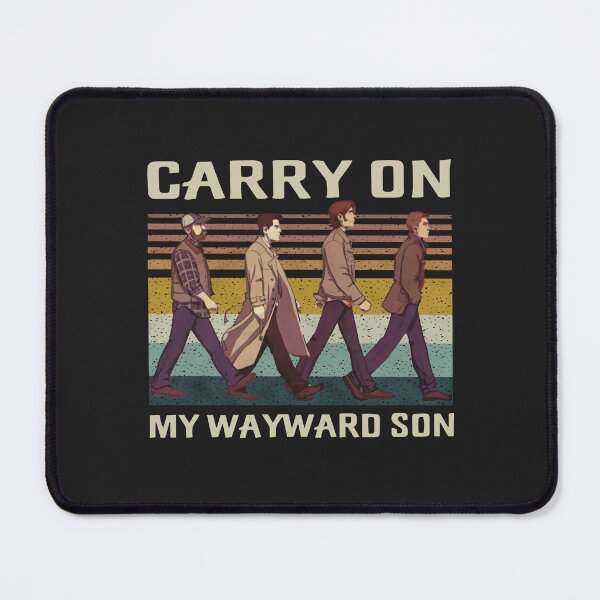 Item preview, Carry On My Wayward Son Abbey Road Shirts, Winchester Supernatural designed and sold by sha12q0alic.