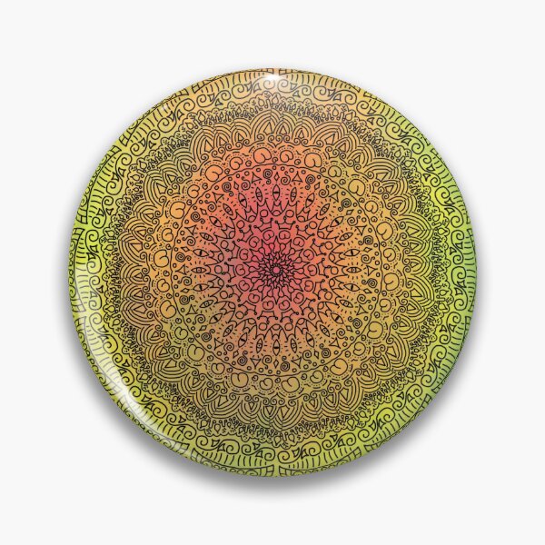 Item preview, Rainbow Linework Mandala designed and sold by thicc216.