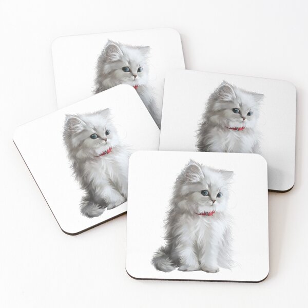 Item preview, White cat designed and sold by DreamArtist2.
