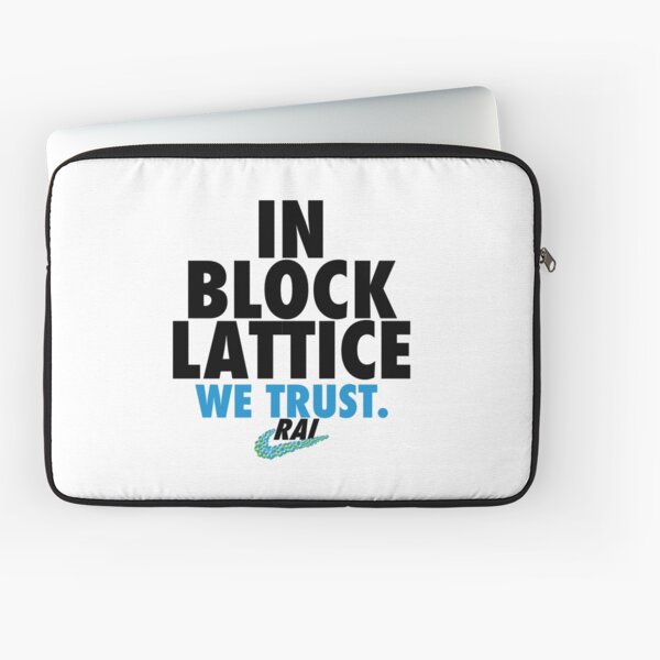 RaiBlocks Nike Parody Laptop Sleeve