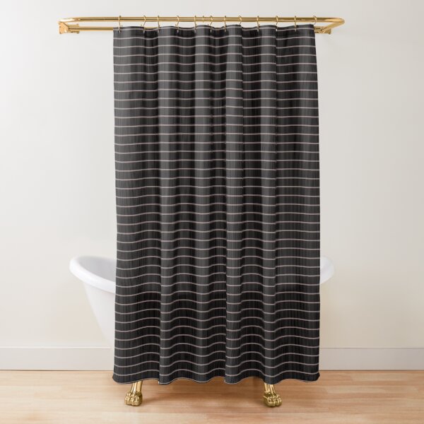 A Pinstripe Friday Shower Curtain