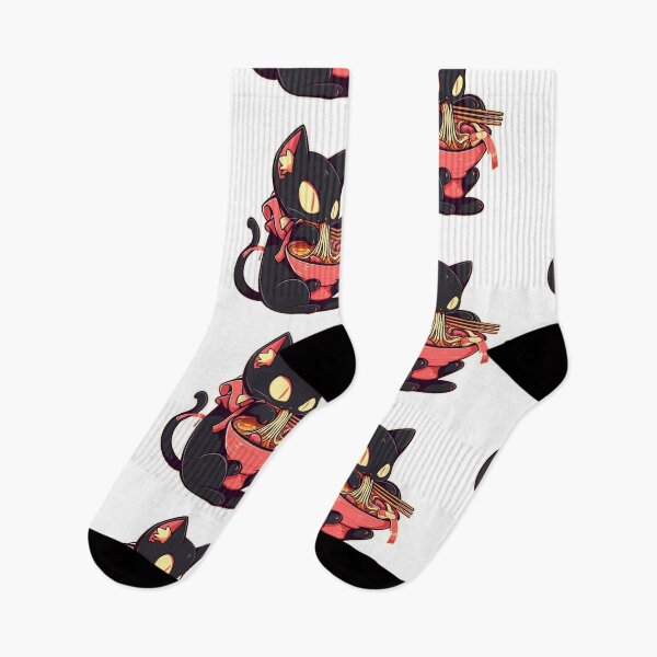 Item preview, Pasta Purring Cat - Cute Feline Enjoying Noodles Sticker designed and sold by Cute Critters Stickers.