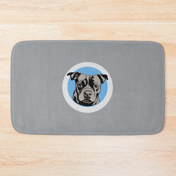 Item preview, Cute Blue Staffordshire Bull Terrier Puppy Pewter designed and sold by Bloomin'  Arty Families.