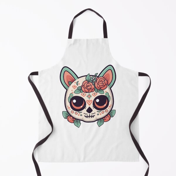 Item preview, Cat Sugar Skull Cute Kitty Kitten Cat Cinco de Mayo Cat Sugar Skull Halloween designed and sold by EmilyFNM3D.