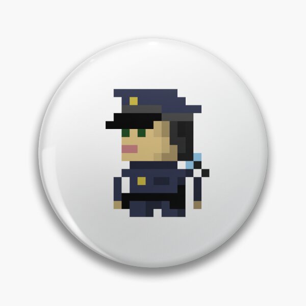 Item preview, Police Woman Pixel Art | Upholding Justice in Style designed and sold by anycolorart.
