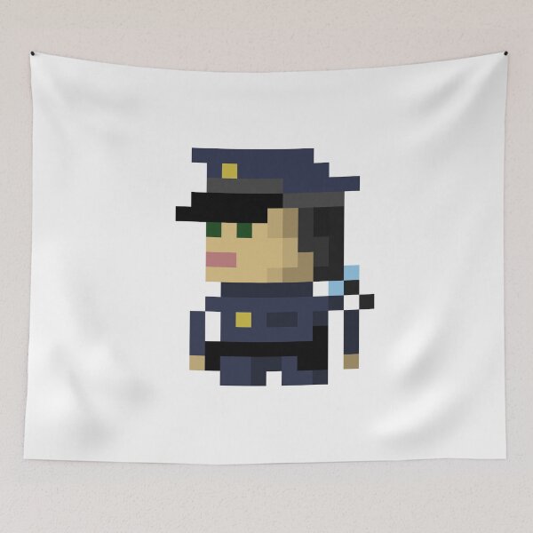 Item preview, Police Woman Pixel Art | Upholding Justice in Style designed and sold by anycolorart.