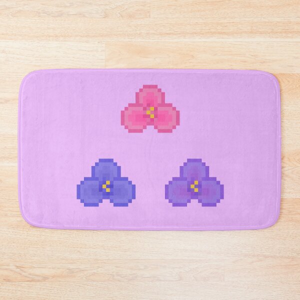 Item preview, pixel spiderwort trio designed and sold by autumnalmanac.