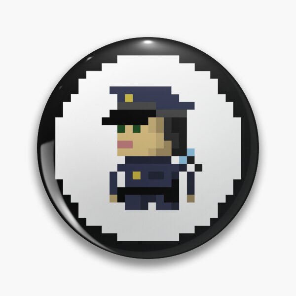 Item preview, Police Woman Pixel Art | Upholding Justice in Style designed and sold by anycolorart.