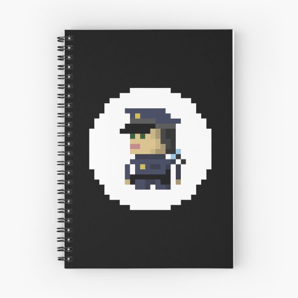Item preview, Police Woman Pixel Art | Upholding Justice in Style designed and sold by anycolorart.
