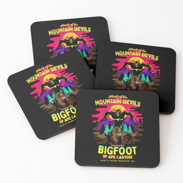 Item preview, Bigfoot Battle of Ape Canyon Mt St Helens 1924 Retro Cryptid designed and sold by strangeology.