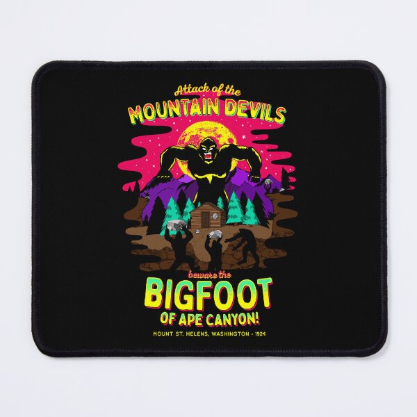 Item preview, Bigfoot Battle of Ape Canyon Mt St Helens 1924 Retro Cryptid designed and sold by strangeology.