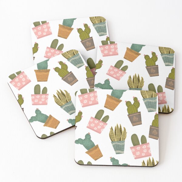 Item preview, Colorful potted cactus and succulents designed and sold by pinkyfish1010.