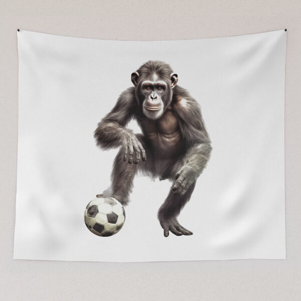 Item preview, Animal Soccer Players, funny monkey designed and sold by HarriPaloma.