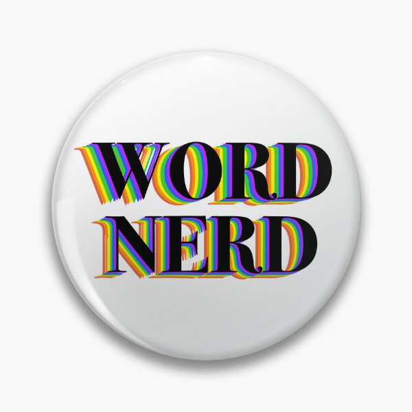Item preview, Word Nerd - Grammar Funny  designed and sold by Hair-brained  Haberdasher.