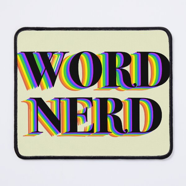 Item preview, Word Nerd - Grammar Funny designed and sold by Hair-brained Haberdasher.