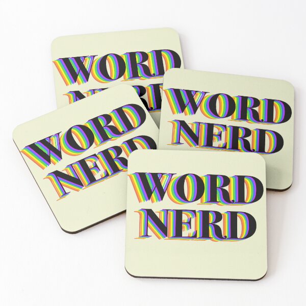 Item preview, Word Nerd - Grammar Funny  designed and sold by Hair-brained  Haberdasher.