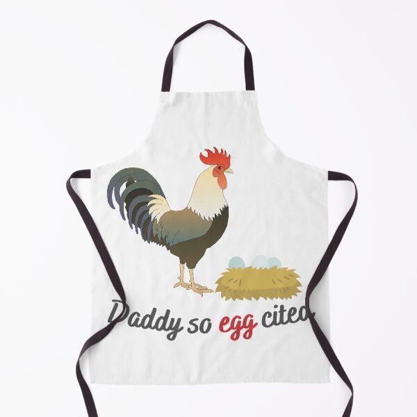 Item preview, Daddy so eggcited happy rooster with eggs designed and sold by Lady-Frost.