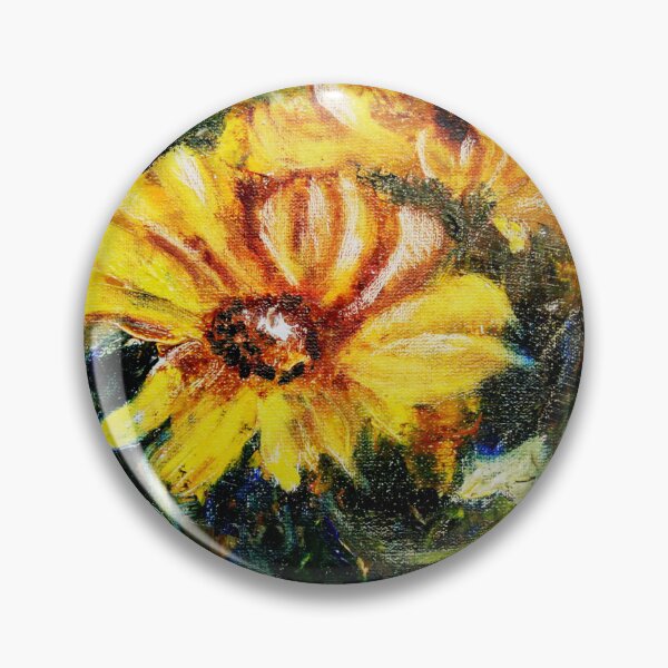 Item preview, Sunflower original Artwork with ornament designed and sold by BeeTartprints.