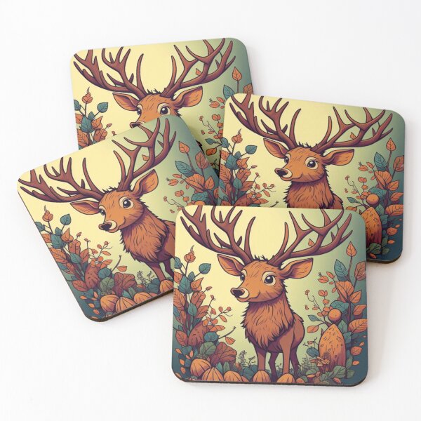 Item preview, Cartoon deer designed and sold by Sowianowa.