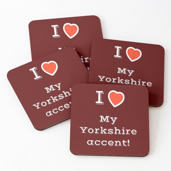 Item preview, I Heart My Yorkshire Accent designed and sold by taiche.