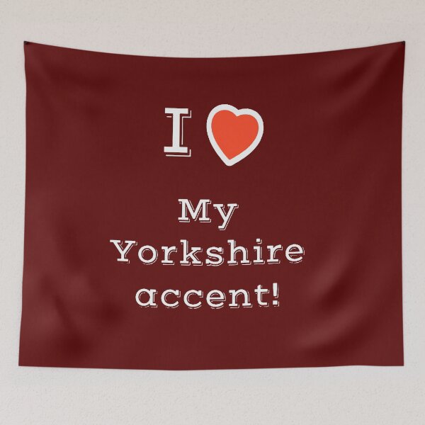 Item preview, I Heart My Yorkshire Accent designed and sold by taiche.