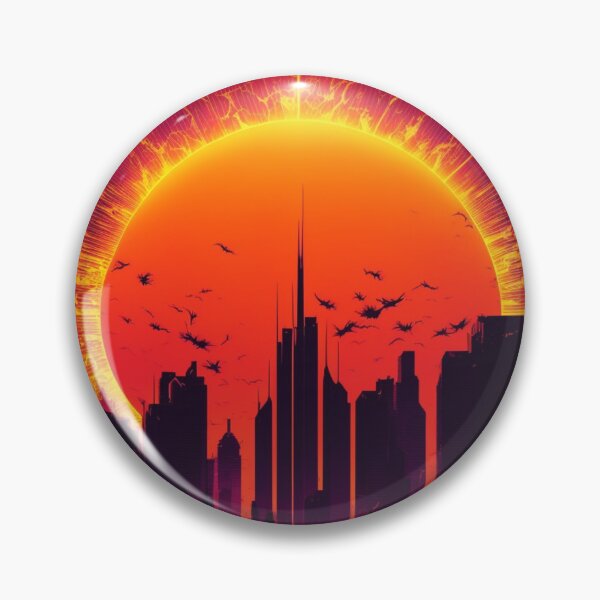 Item preview, Retrowave 80s City designed and sold by Nightarcade.