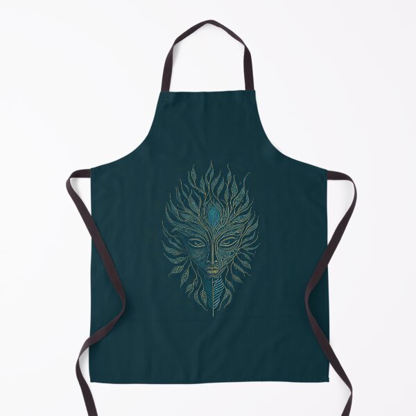 Item preview, Gond Art Female Face designed and sold by itsy-beetsy.