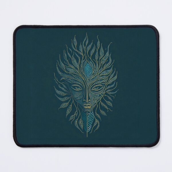 Item preview, Gond Art Female Face designed and sold by itsy-beetsy.