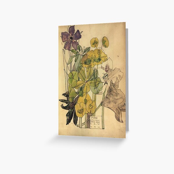 Item preview, Charles Rennie Mackintosh, Spurge with Yham designed and sold by NouveauEra.