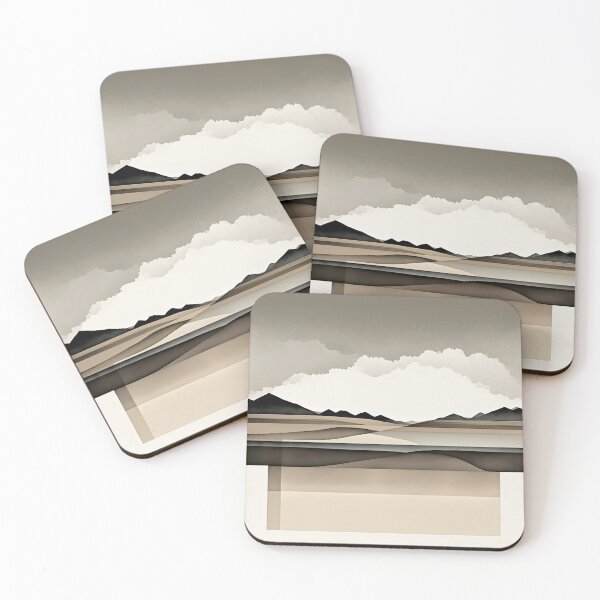 Item preview, Minimalist landscape mountains design designed and sold by Feluceo.