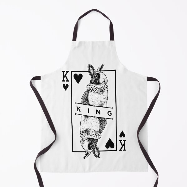 Item preview, Dutch Bunny Rabbit King Of Hearts Funny Pet Pop Art designed and sold by GrandeDuc.