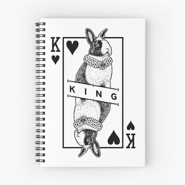 Item preview, Dutch Bunny Rabbit King Of Hearts Funny Pet Pop Art designed and sold by GrandeDuc.