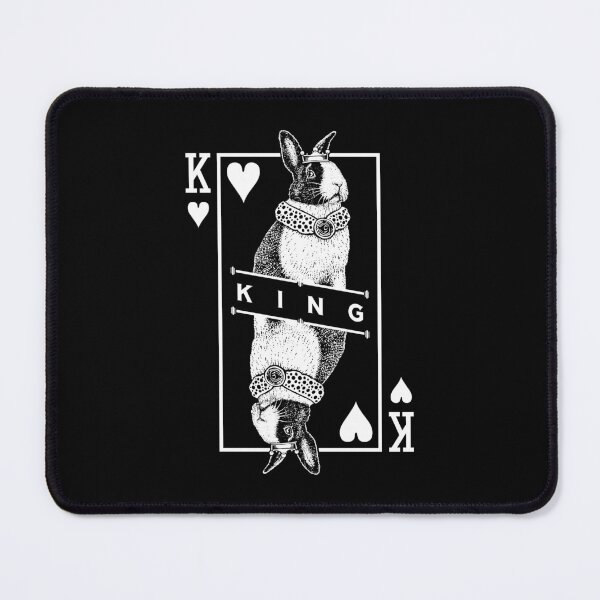 Item preview, Dutch Bunny Rabbit King Of Hearts Funny Pet Pop Art designed and sold by GrandeDuc.