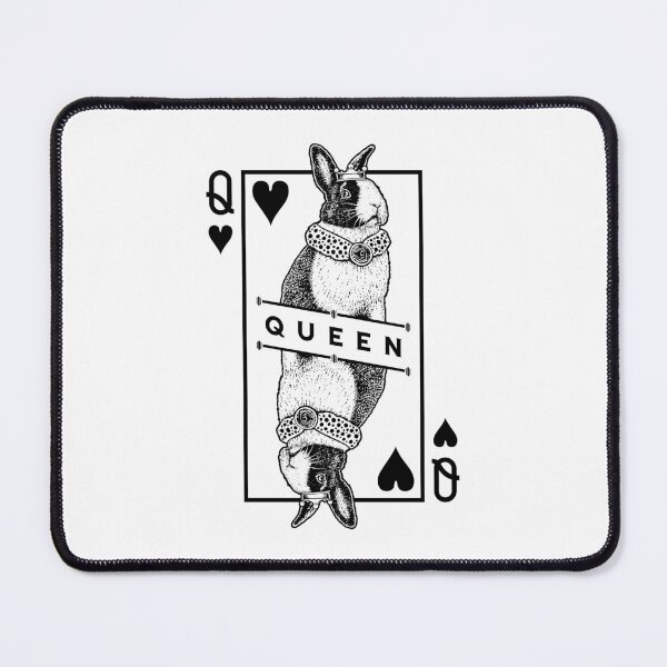 Item preview, Dutch Bunny Rabbit Queen Of Hearts Funny Pet Pop Art designed and sold by GrandeDuc.