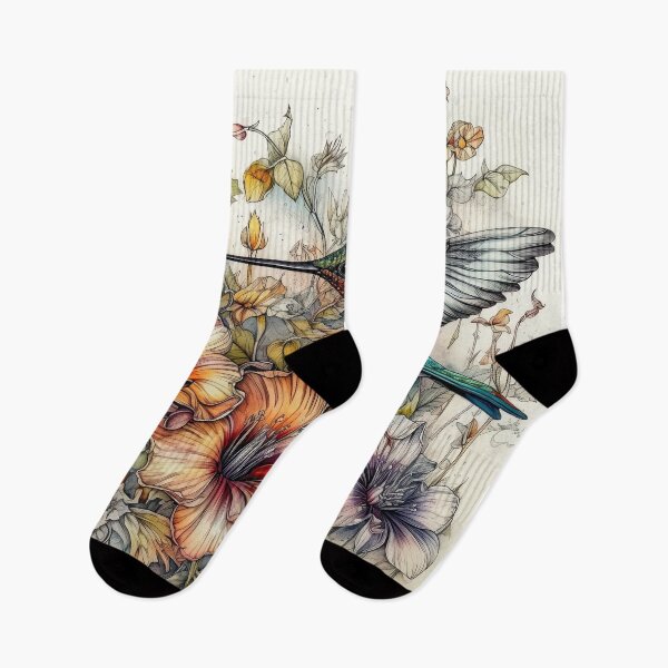 Item preview, Hummingbird Landing In A Garden designed and sold by Diego Re.