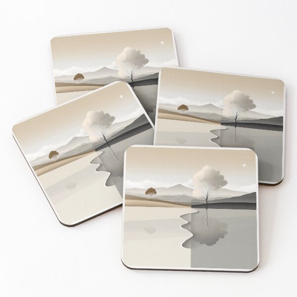 Item preview, Minimalist landscape art design designed and sold by Feluceo.