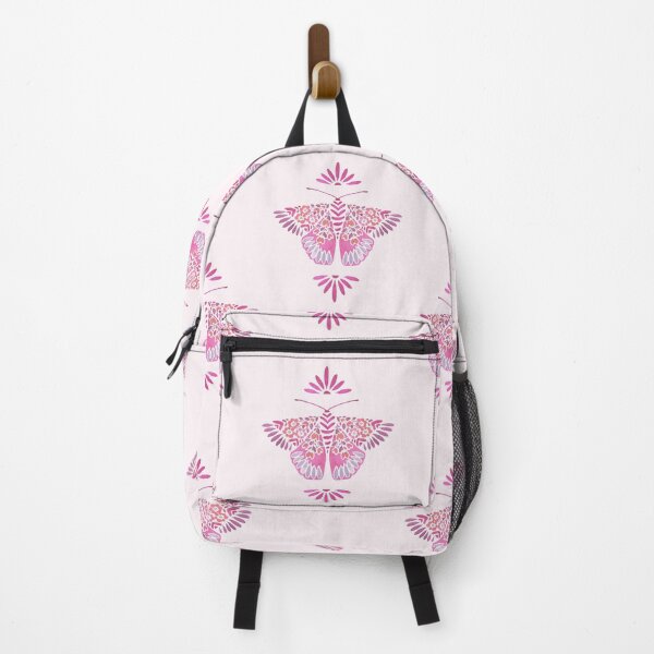 Item preview, Boho Floral Moth Design Magenta Sunset designed and sold by WildFlowerWC.
