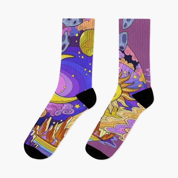 Item preview, Groovy Retro 60's Sun and Moon designed and sold by DukeGroovy.