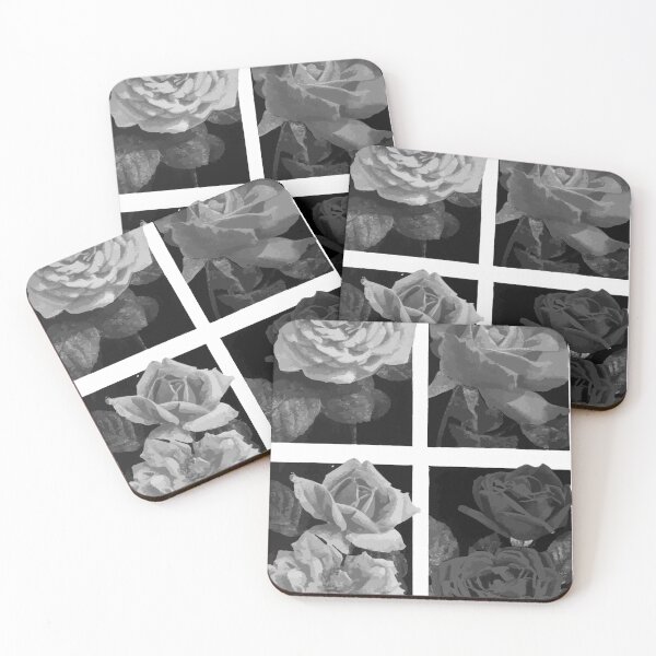Item preview, Roses Painting (Black and White) designed and sold by EcoscienceArt.