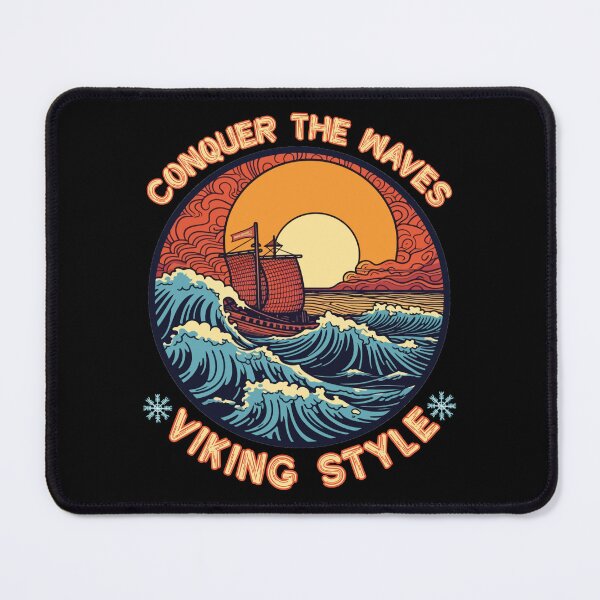 Item preview, Conquer the waves Viking style designed and sold by SidTastic .