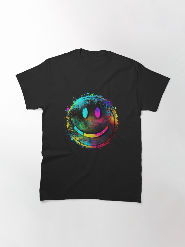 Thumbnail 3 of 7, Classic T-Shirt, Rave Techno Acid Festival Smiley designed and sold by AnceUmalasa.