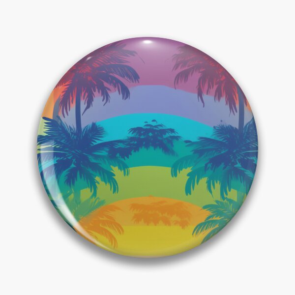 Item preview, Polychrome Palms designed and sold by alohaaina.